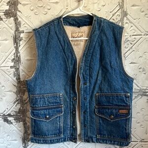 Woolrich Classic Blue Denim Vest